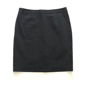 cAbi Women 360 Black Cotton Blend Stretch Pencil Straight Jordan Pique Skirt 10